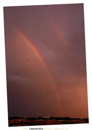 Al final de la tormenta..... el arco iris. (8 de Julio de 2007)