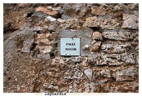 Antiguas placas de identificación de calles. (05 de Noviembre 2006)