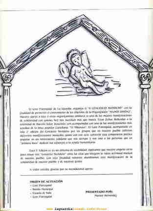 Festival Benéfico Navideño en favor de Manos Unidas 2002