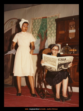 Representación teatral: "¡Qué solo me dejas!" 1977