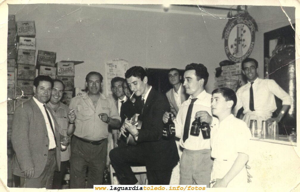 En el bar, años 60.