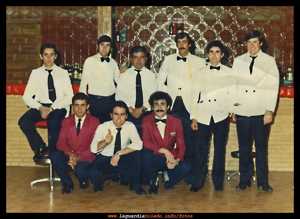Camareros del Molino años 80.