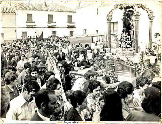 Procesión del dia 25 de septiembre años 70.