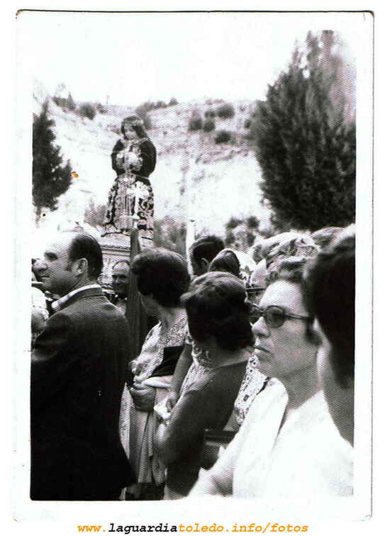Procesión de Santo Niño llegando a la ermita día 27 de septiembre