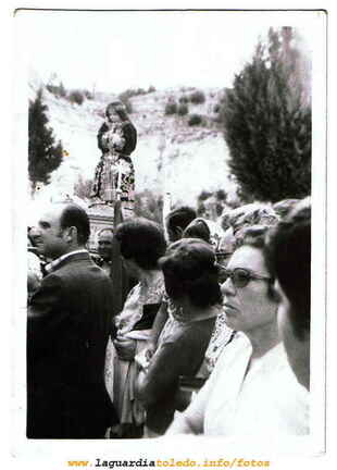 Procesión de Santo Niño llegando a la ermita día 27 de septiembre