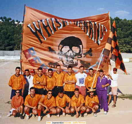 Equipo de futbol Whisky con Naranja. 1996
