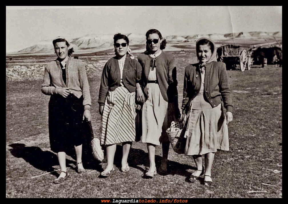 1956 Merienda en celebarda en La Pradera de San Isidro