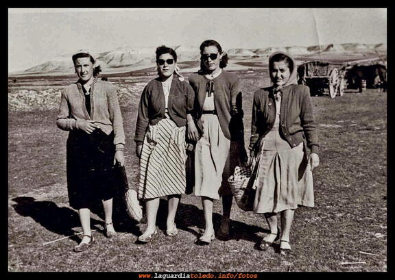 1956 Merienda en celebarda en La Pradera de San Isidro