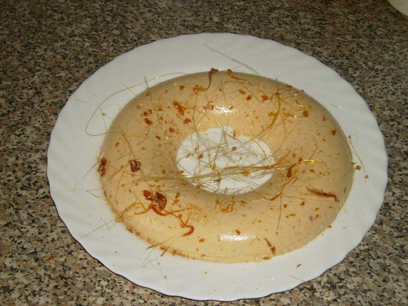 Bavarois de turrón