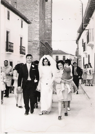 Eulogio y Margari el dia de su boda