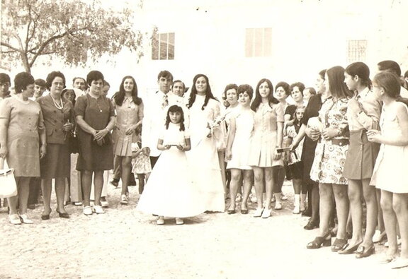 Boda de Angel del Castillo y Milagros Martin-Rubio. Año 1972