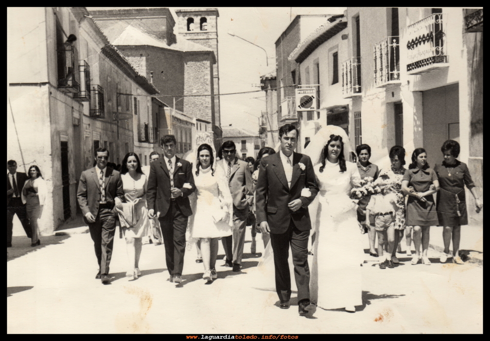 Boda de Eusebio Mascaraque y Mª Carmen Torralba, año 1972