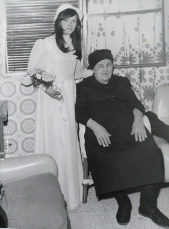 Año 1974 boda de Pepa