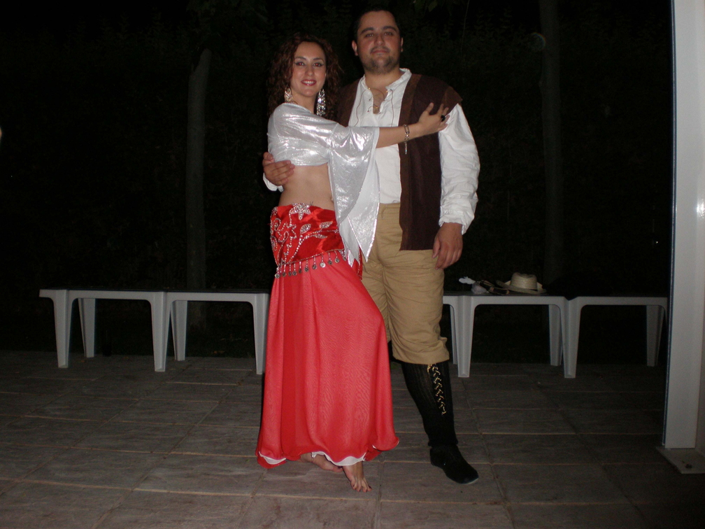 Gema Gatilla y Modesto en la Coreografía 2008