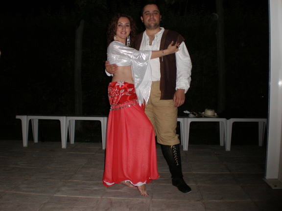 Gema Gatilla y Modesto en la Coreografía 2008