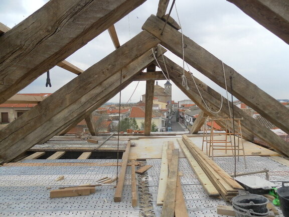 Reconstrucción del convento