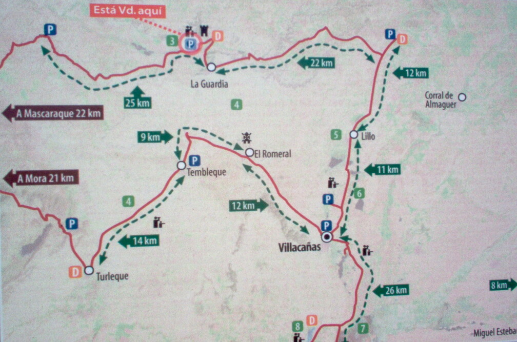 Ruta de Don Quijote (específica de la zona de La Guardia)
