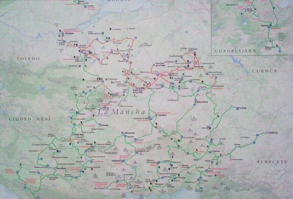 Ruta completa de Don Quijote