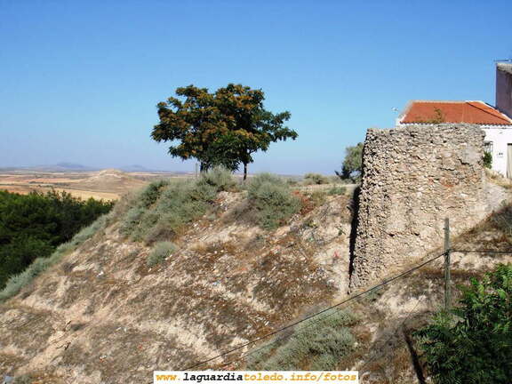 Vista del Castillo y del Cerro de la Atalaya desde las Cercas del Cura