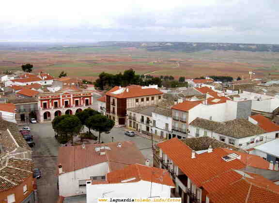 La Plaza vista desde la torre. 25 de febrero de 2006.