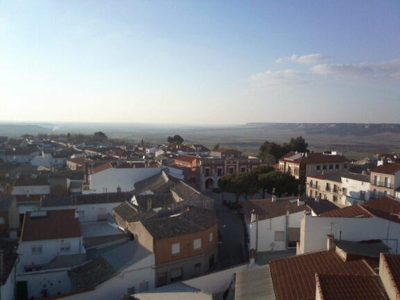 Vista desde el ojo de buey de la Iglesia