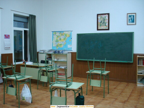 10 de Diciembre de 2006. Instantánea de una de las aulas del Colegio