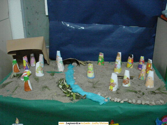 10 de Diciembre de 2006. Belén realizado por alumnos del Colegio D. Valentín Escobar