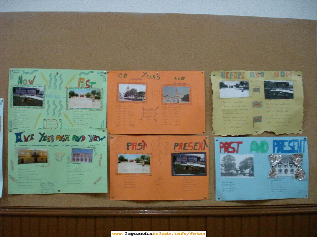 10 de Diciembre de 2006. Trabajos de inglés en el Colegio