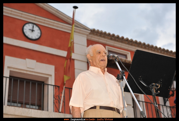 Lucio Sánchez en el homenaje de Don José Manuel Marin