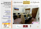 Inaguaración del centro de acceso a Internet en La Guardia