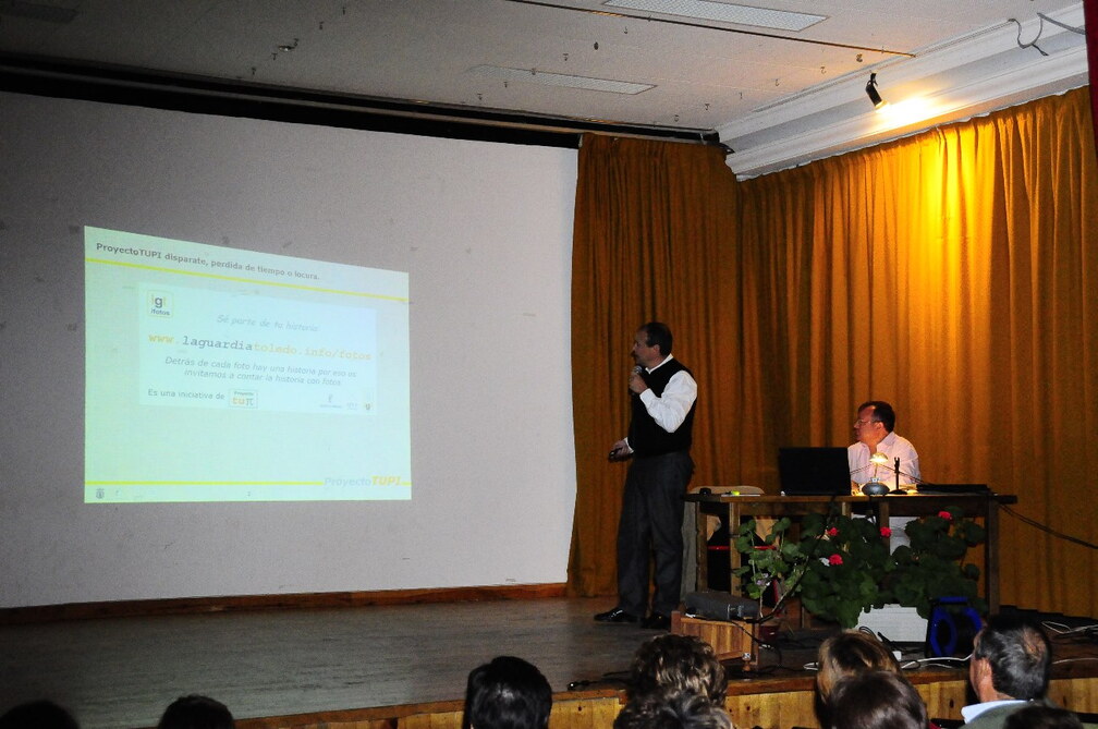 17 de Mayo de 2008. Presentación de Proyecto Tupi en el Centro Social de La Guardia