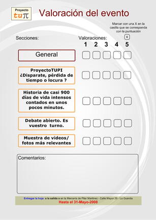 Presentacion pública de ProyectoTUPI