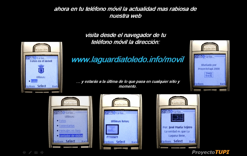 La actualidad mas rabiosa de nuestra web ya se puede consultar desde cualquier teléfono móvil en donde y cuando tú quieras.