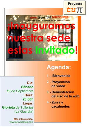 Inauguración de nuestra sede