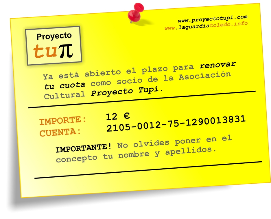 Hazte socio del Tupi CUENTA ANTIGUA
