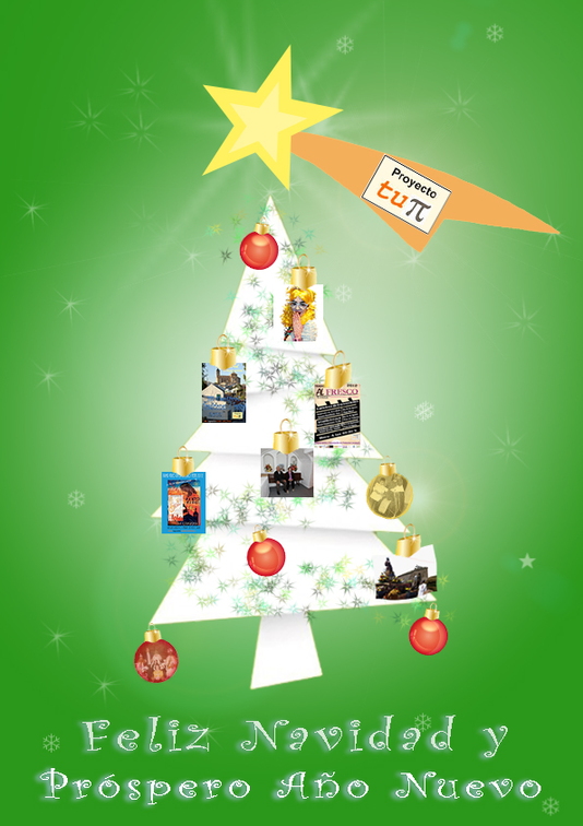 Tarjeta de Felicitación de Navidad de Proyecto Tupi Navidades 2012