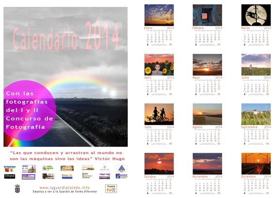 Calendario 2014 de Proyecto Tupi