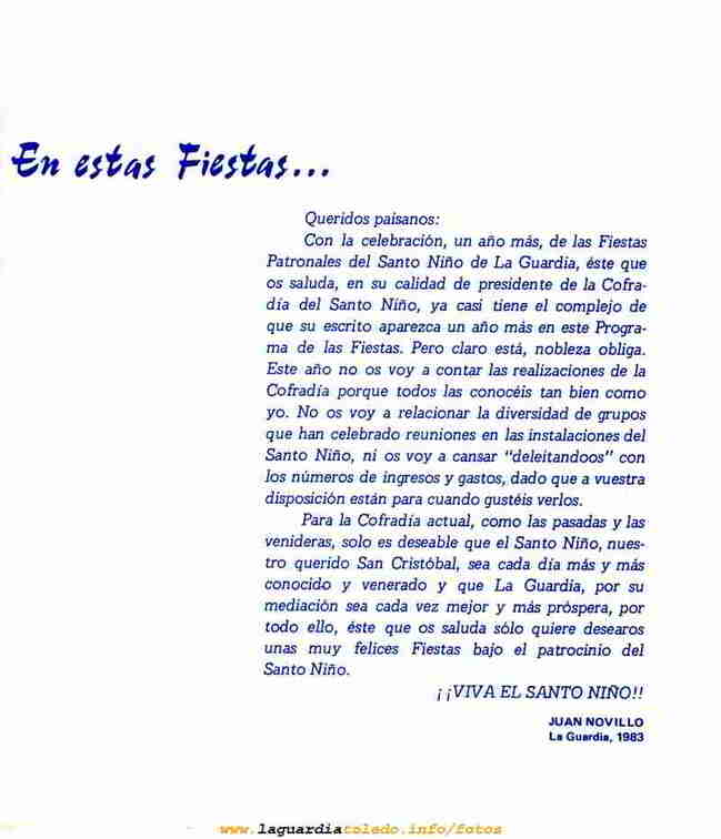 lgt_1983_p20_Saludo_del_presidente_de_la_cofradia