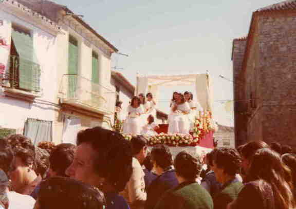 Carroza de la Reina y las Damas de 1979 (y Reina infantil)