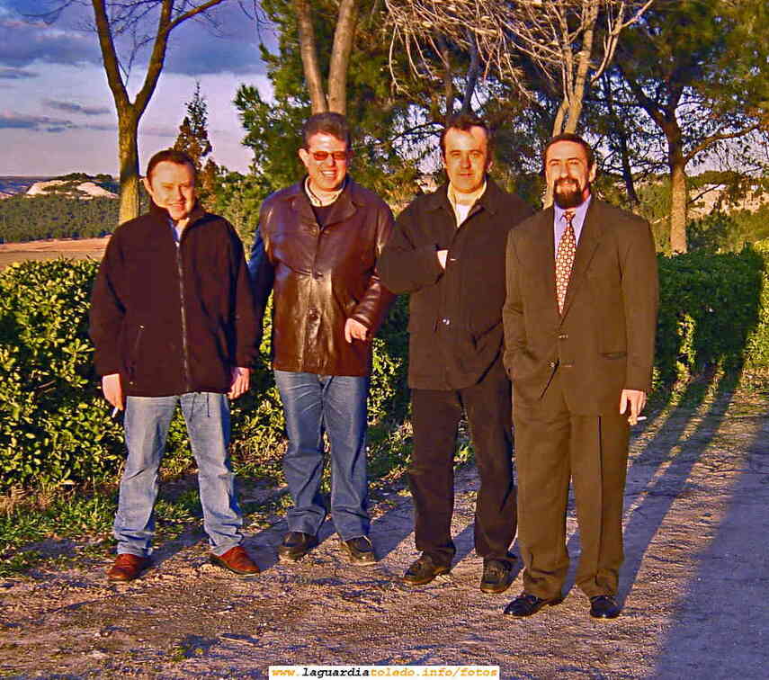 Los cuatro magníficos en el cerro 4-01-2004