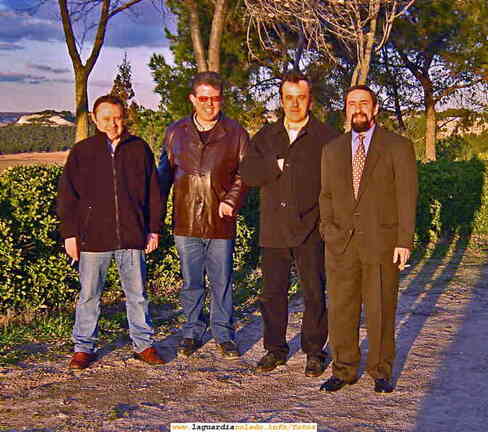 Los cuatro magníficos en el cerro 4-01-2004