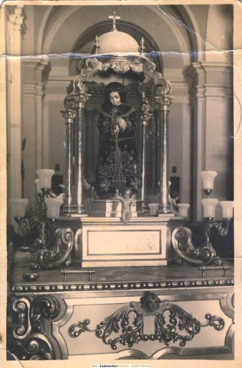 Foto de la Carroza del Santo Niño. Años 60