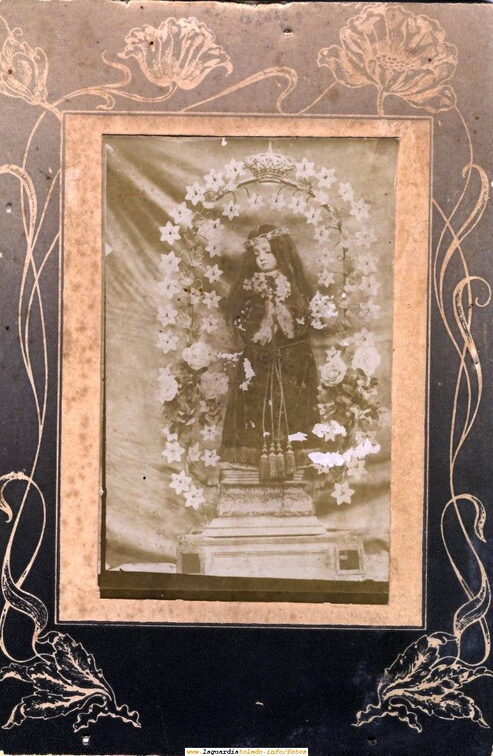 Foto del Santo Niño de principios de siglo