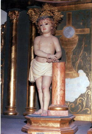 Imagen del Santo Niño que se venera en la Iglesia Parroquial de La Guardia