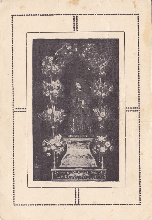 ESTAMPA DEL SANTO NIÑO 1945