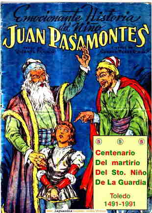 Historia del Santo Niño en Comic publicada en 1991 de Vicente Franco (Texto) y Germán Pérez Duría (Dibujos) Portada