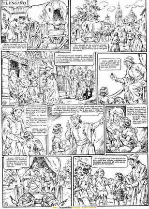 Historia del Santo Niño en Comic publicada en 1991 de Vicente Franco (Texto) y Germán Pérez Duría (Dibujos)