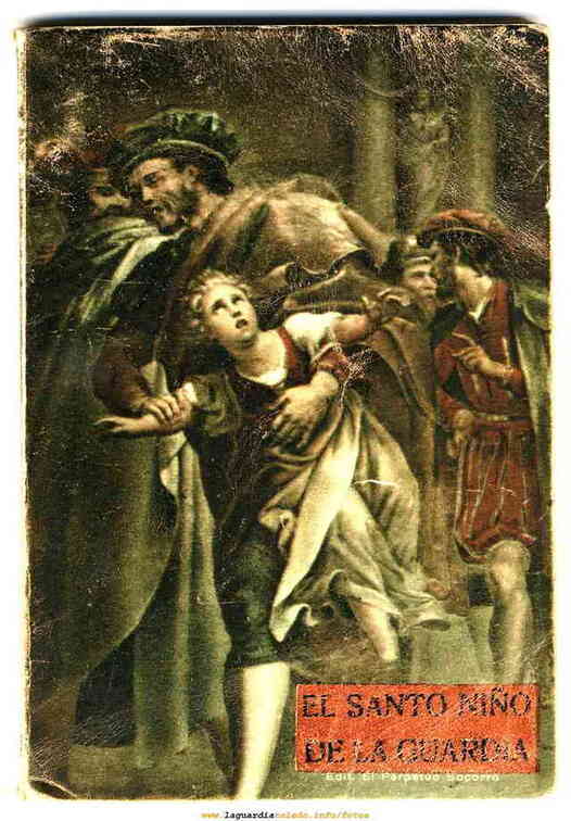 Historia del Santo Niño de La Guardia del Padre Ramón Sarabia, 1955 Editorial Perpetuo Socorro Portada