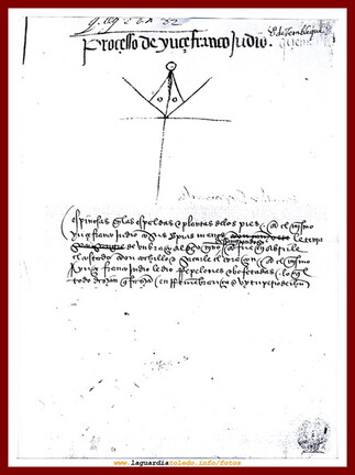 Portada y fragmento del proceso del Santo Niño