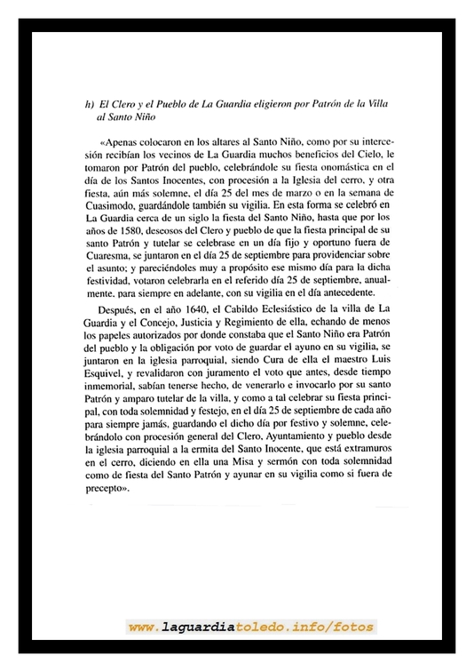 El porqué de la festividad del 24 al 28 de septiembre
